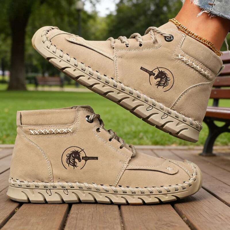 New Wear-resistant Loafers Women Soft Comfortable Spring Casual Leather Walking Shoes Non-Slip Outdoor Flat Sneakers