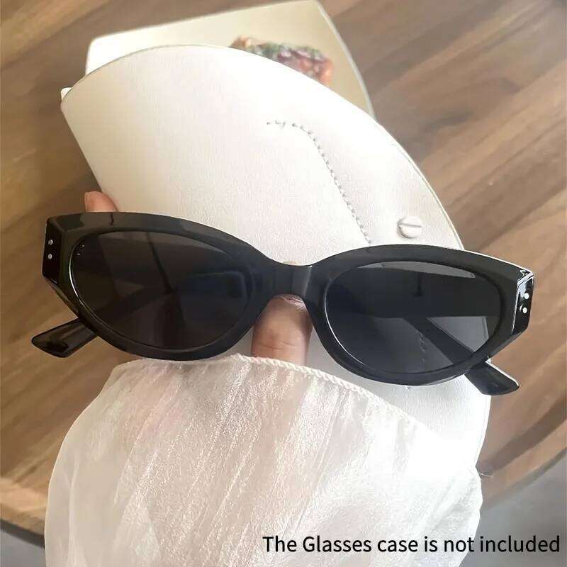 Fashion Cat Eye Sunglasses Women Trendy Shades Sunscreen Glasses Luxe Lunette Soleil Femme 26W0224