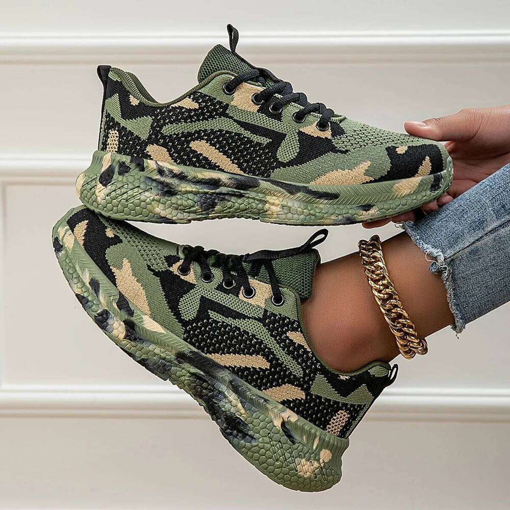 Camouflage Four Seasons New Mesh Breathable Sports Youth Students Casual Shoes Outdoor 26W0224