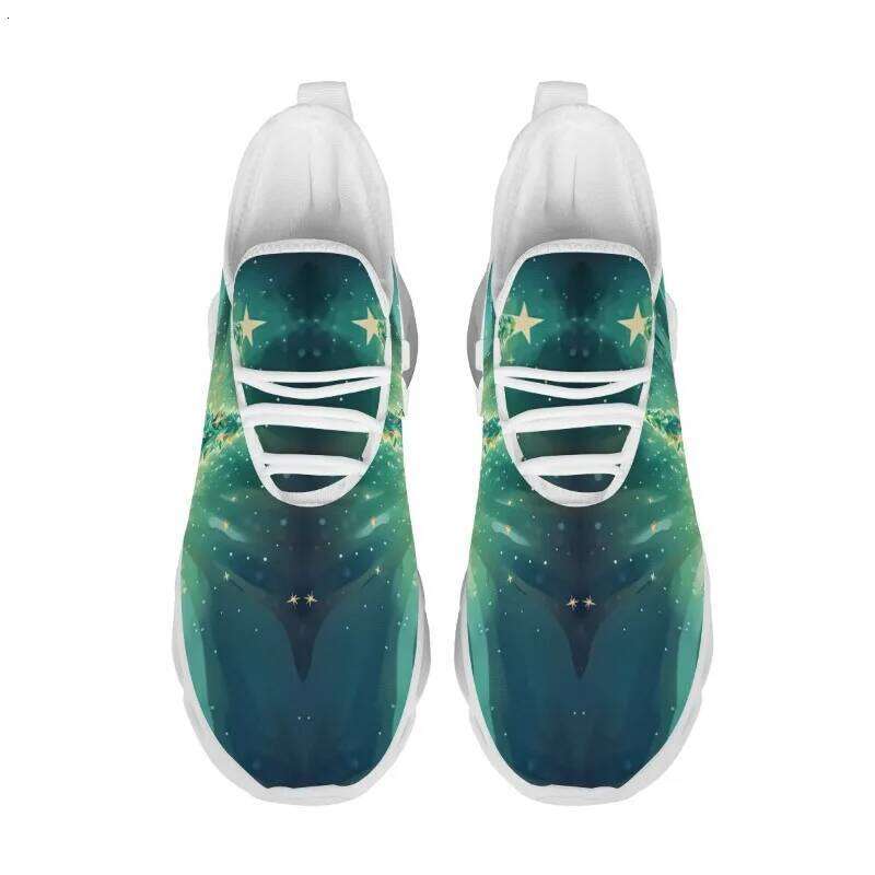 Men's Casual Flats Women's Lace Up Men Christmas Shoes Mesh Breathable Tennis Sports Shoe Athletic Male Sneakers