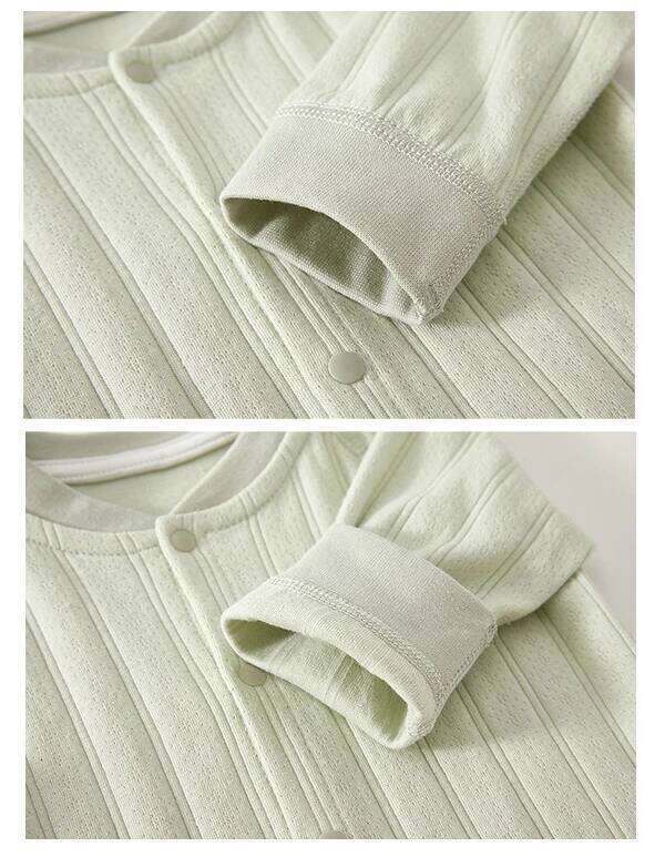 Somenie Baby Onesie Cotton Long-sleeved Pajamas Spring And Fall Models Cute Wings Embroidered Jumpsuit Boys Girls Newborn Gifts 26H0224