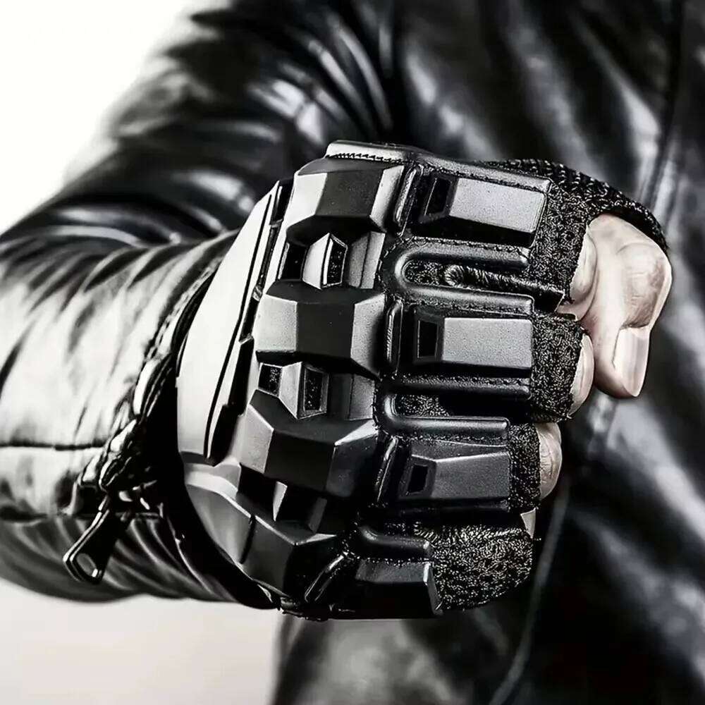 Outdoor Tactical Hard-Shell Breathable Full/Half Finger Motorcycling Cycling Gloves 26H0224