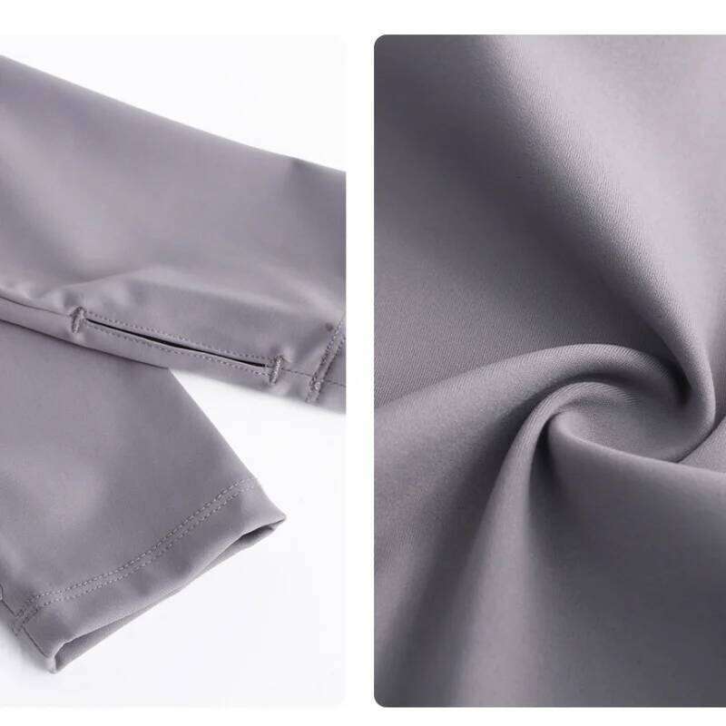 DRUR Autumn Winter Yoga Women Long Sleeve Quick Dry Sports Top Lightweight Silm Fit Zipper Running s Sportswear New 26Y0224