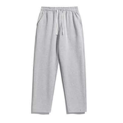 2025 New Cross-Border Autumn Winter Cargo Solid Color High Waist Slimming Design Pocket Straight Wide Leg Loose Pants for Women