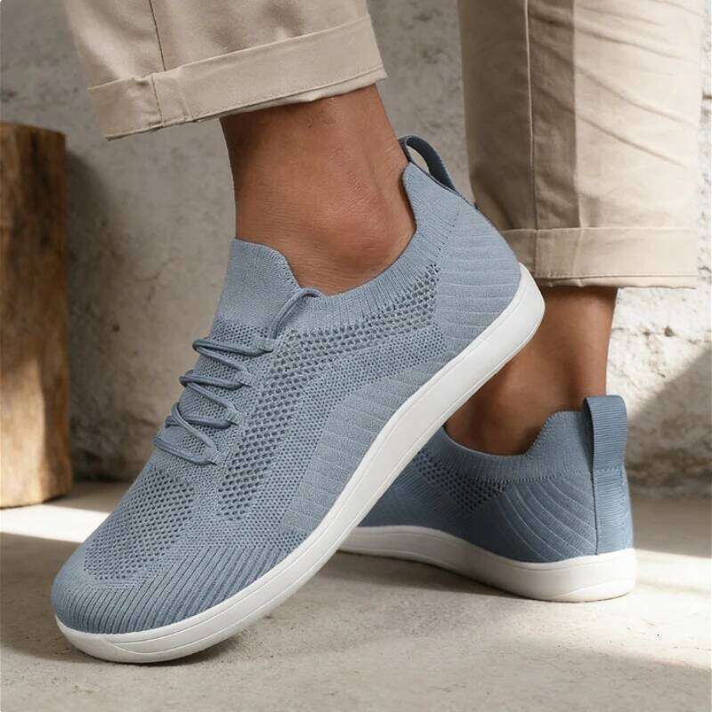 Unisex Barefoot Wide Toe Women Breathable Mesh Minimalist Sneakers Slip on Walking Male Outdoor Casual Shoes Men
