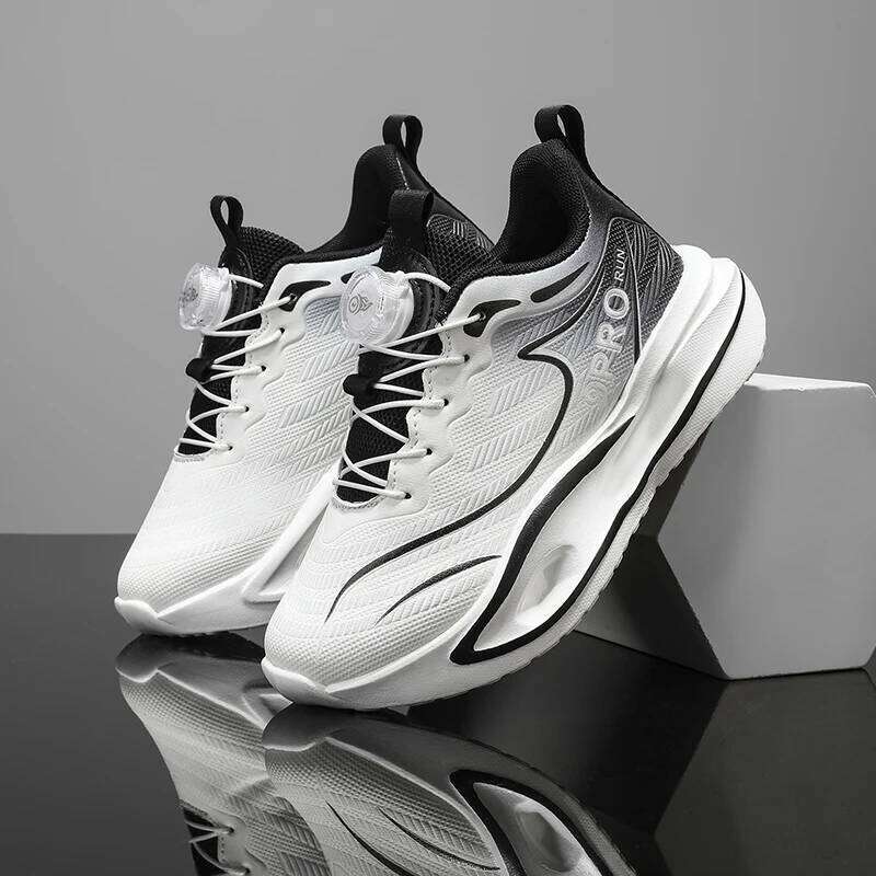 New Children Sports Breathable Casual Sneakers for Boys Lightweight Running Outdoor Walking Tennis Kids School Shoes 31-40 26W0224