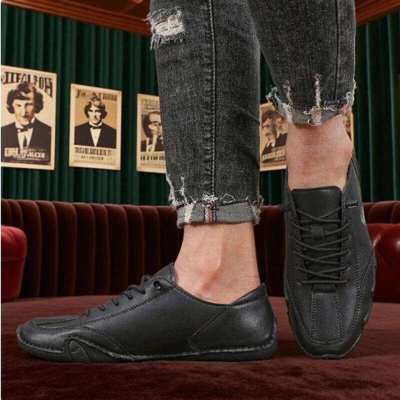 for Man Fashion Brand Loafers Soft Soled Comfortable Casual Walking Shoes Non Slip Khaki Work Mens Shoe Zapatillas Hombre