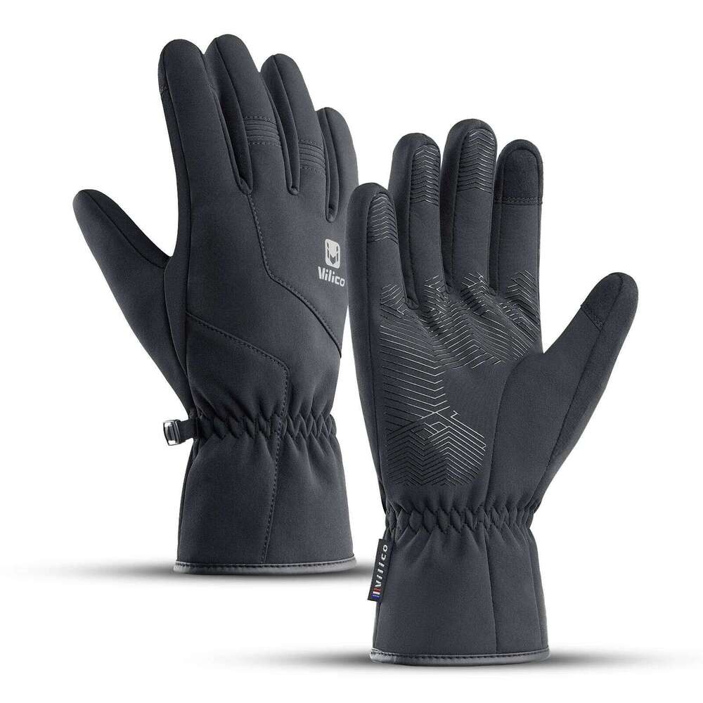Ski Waterproof Winter Men Touchscreen Non-Slip Unisex thickening Windproof Warm Cycling Cold Fashion Sports Gloves 26H0224