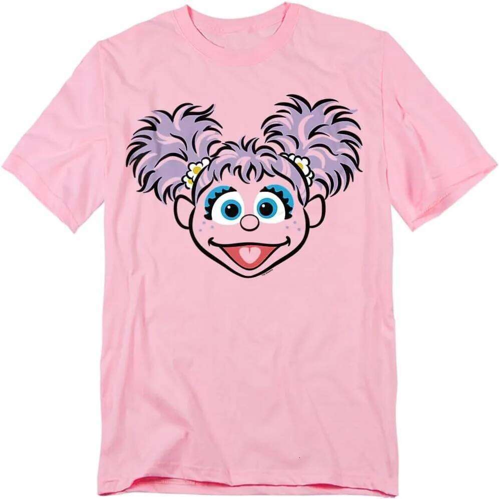 Womens Sesame Street Full Face Costume Unisex Adult T Shirt Collection Cartoon Character, Soft Stretchy Fabric C260224