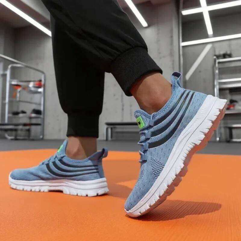 Men's Shoes Casual Platform Mesh Soft Anti Slip Loafers Outdoor Youth Luxury Running 2025 New Fashionable Couple Tennis Sneakers