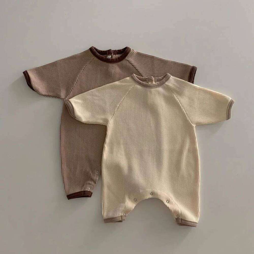 Girls Boys Romper Rainbow Long Sleeves Cotton Kids Pullover Jumpsuit Newborn Cute Clothes Baby Outfit Accessories 26Y0224