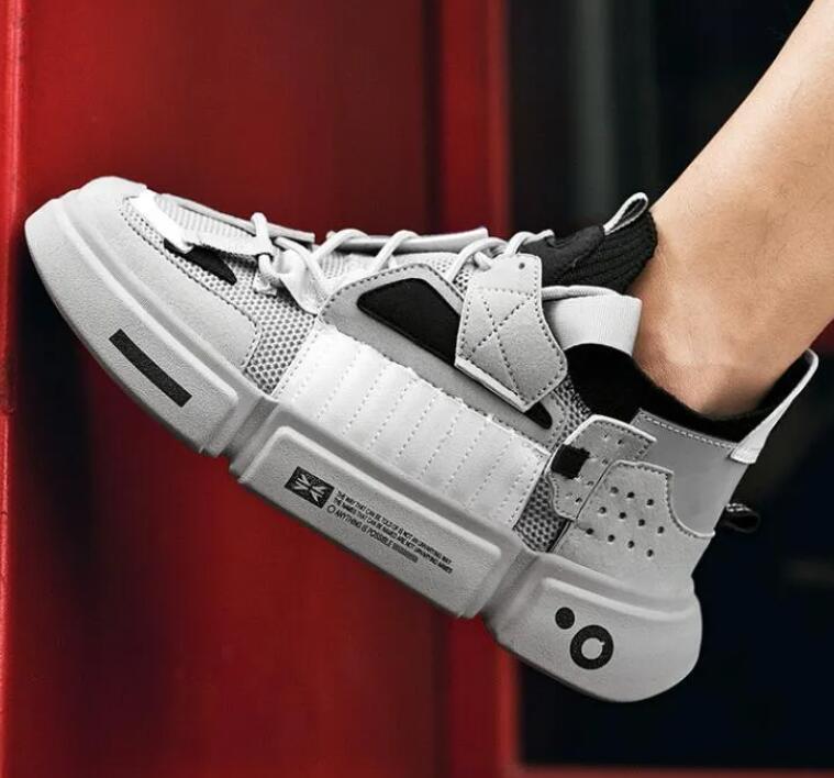 Men's shoes Kids big size Wu Dao autumn new breathable super hot couple shoes men's Korean version trendy color blocking personality interne