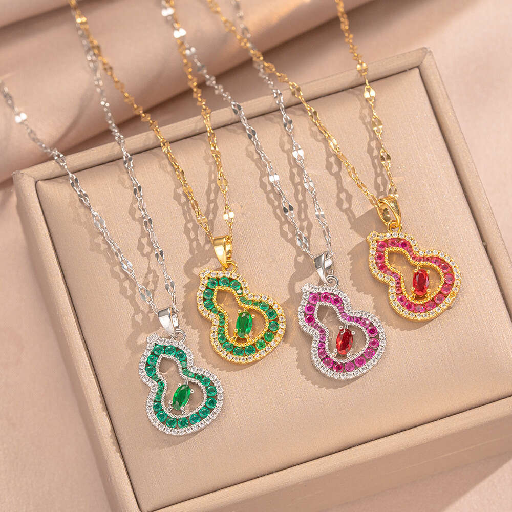 Hollow Gourd Necklace Vintage Light Luxury Sweater Chain Casual And Versatile Accessory