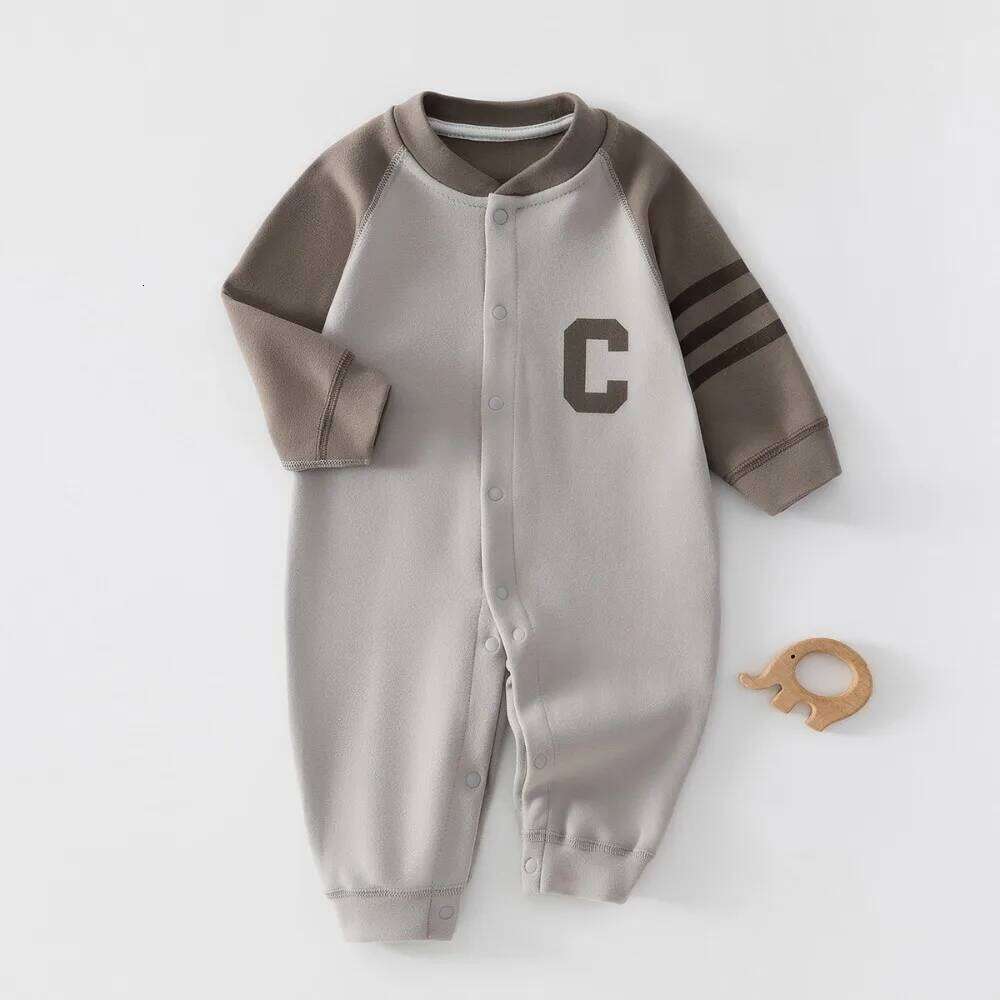 Boy Cotton Skin Friendly Clothing Newborn Baby Spring Autumn Warm Jumpsuit 0 To 24 Month Infant Soft and Cute BodySuit 26H0224