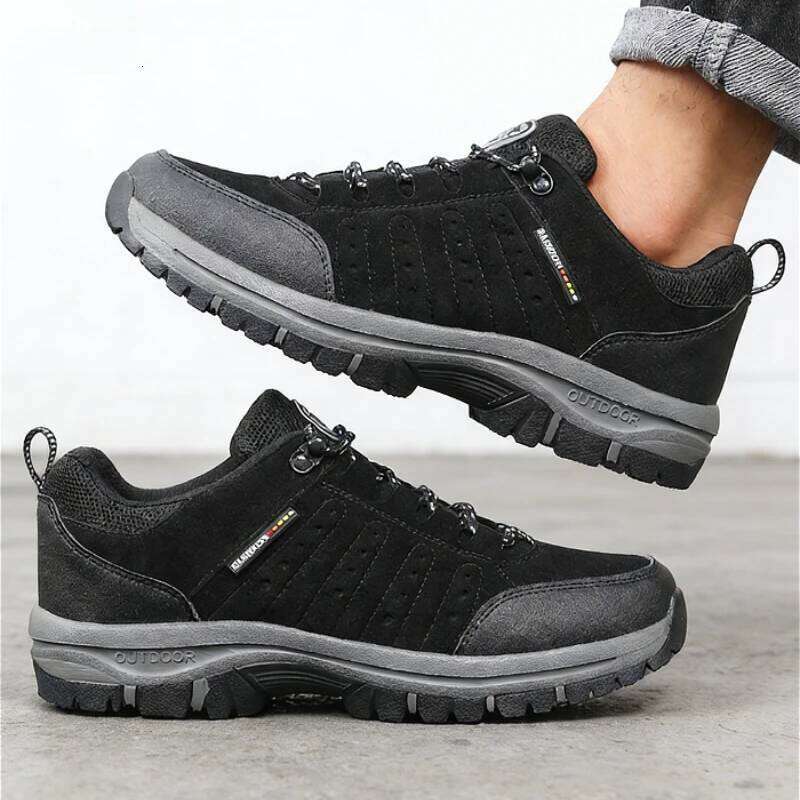 Men Casual Hiking Classic Waterproof High Quality Women Climbing Shoes Outdoor Sneakers Trekking Sports Footwear