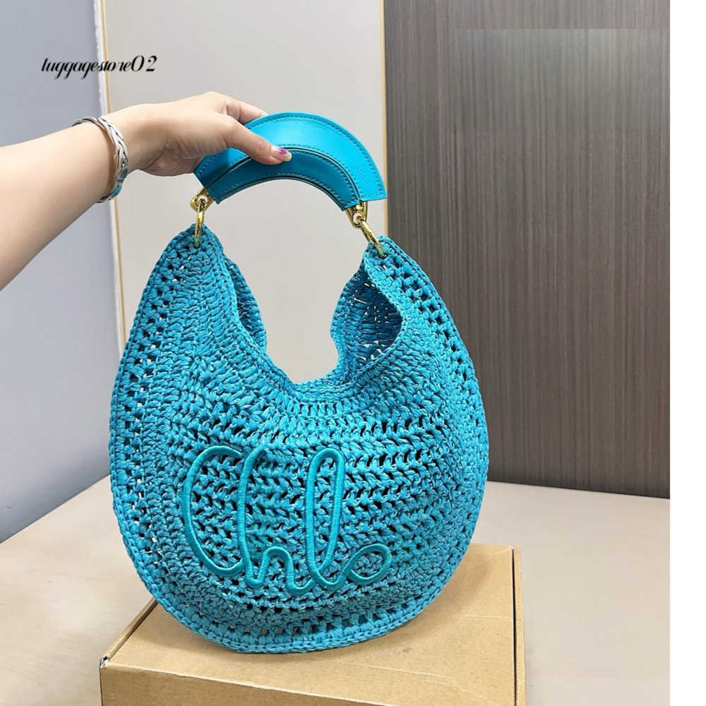 Totes 10A Designer bags Womens SUMMER BANANA Tote Bag Luxury Lafite Grass beach bag fashion weave Straw bag Raffias woven handbags vacation travel shopping bags