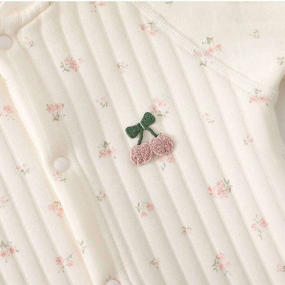 2026 New Cotton Newborn Romper Infant Comfortable Jumpsuit Full Printed Baby Onesie Bodysuit Breathable Outfit 26H0224