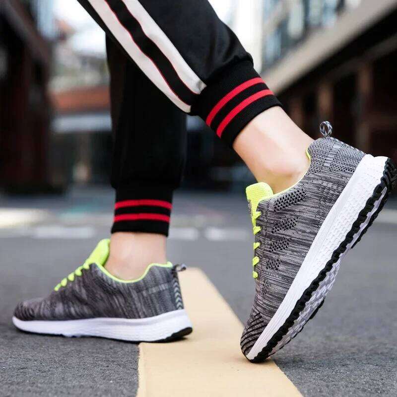 MAEDEF 2024 Women's Lace Up Mesh Lightweight Breathable Running Shoe Non Slip Athletic Shoes for Gym Work Casual Sneaker