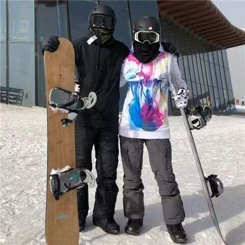 Ski Suit Men Women, Suitable Both Snowboard Ski, New Winter Pullover, Windproof Waterproof, For Outdoor Cycling, Mountaineering, And WKERSIY