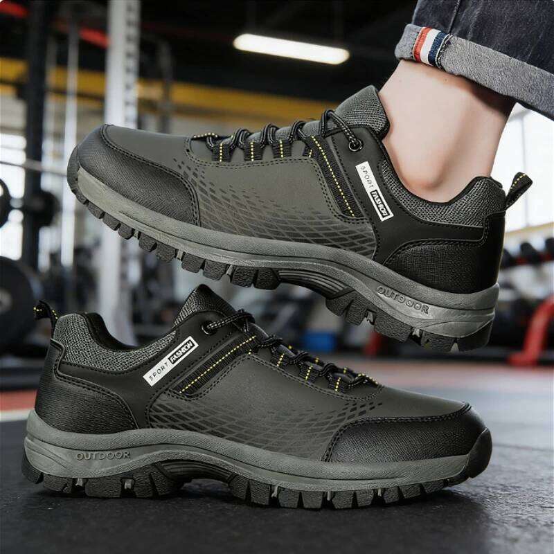 Men's Athletic Running Mesh Sole Non-Slip Gym Training Sneakers Black Sports Footwear Outdoor Hiking Walking Causal Shoes