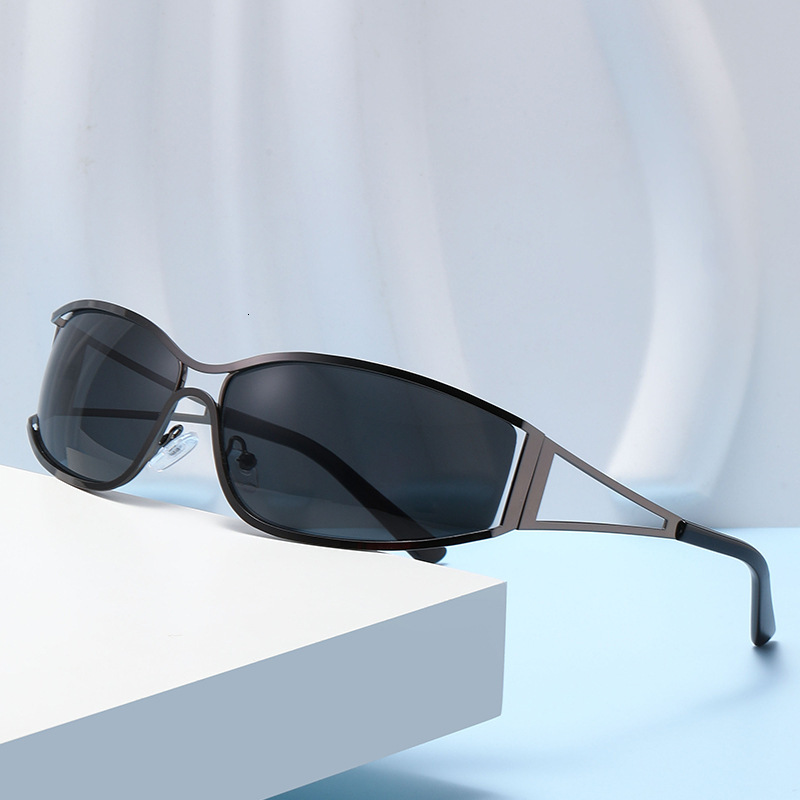 Cool irregular Sunglasses European And American Y2k Hollow Sunglasses New Retro Personality Street Fashion