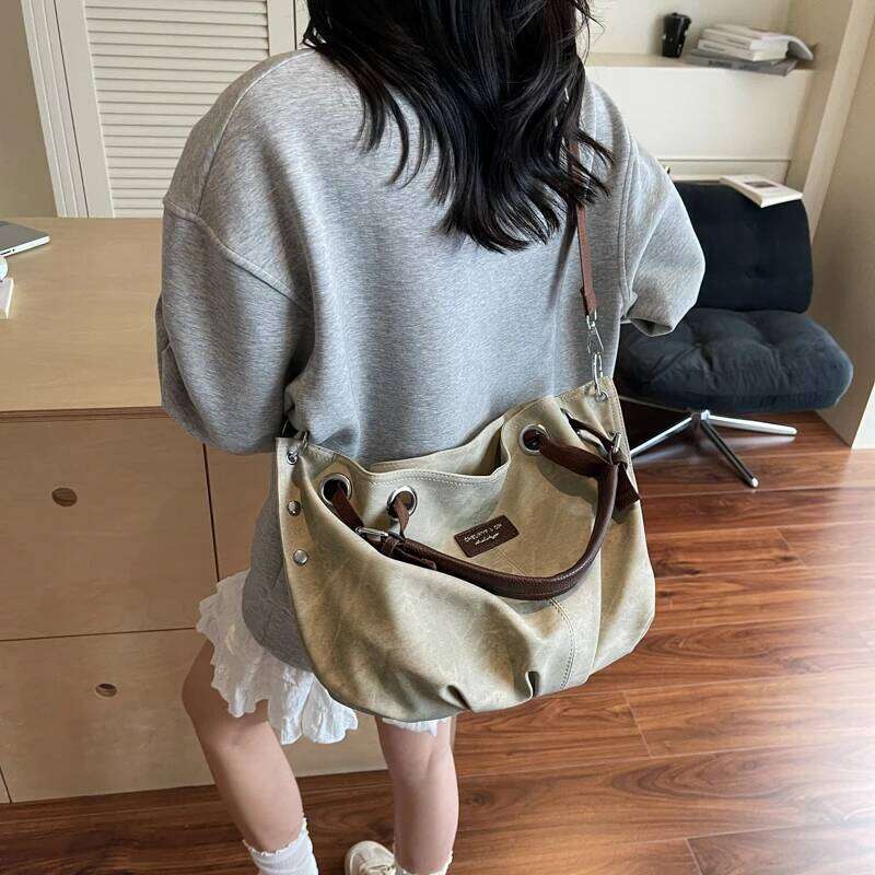 Retro Pleated Design Top-handle Bags For Women Large Capacity Shopper Shoulder Crossbody Bag 2025 Latest Trend Handbags Z260224