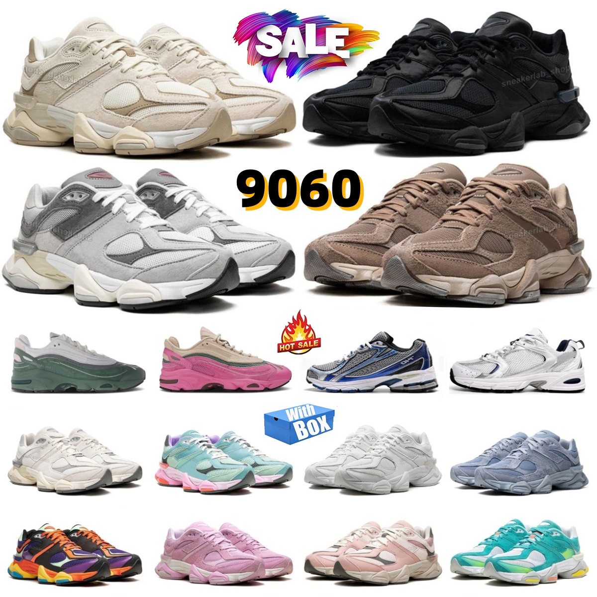 newbalancers 9060 designer platform Shoes 530 trainers men women triple black white pink mens womens 9060s chaussures outdoor sports runner Casual sneakers 36-45