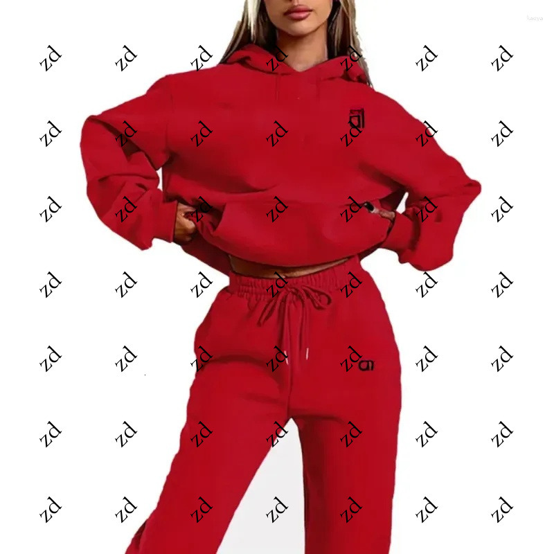 Luxury Black Women Hoodies Yoga 2-piece Letter Printing Sports Suit Sportswear Jogging Hooded Clothes Designer Sweatpants Long Sleeve Pullover Casual 