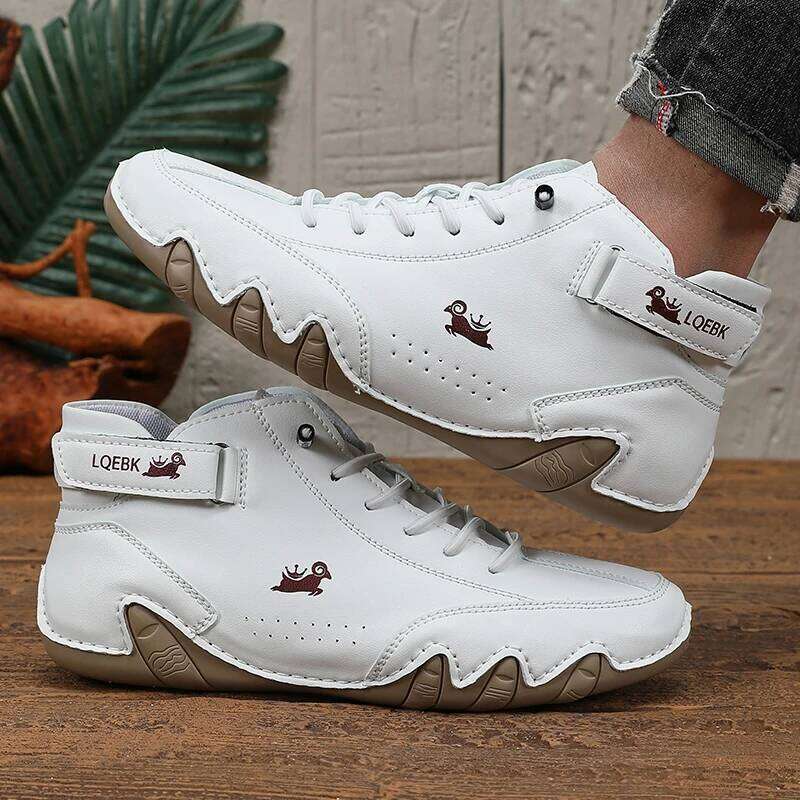 Men's Eye-catching Retro Design Flat Are Comfortable Breathable Non Slip Lightweight Durable Outdoor Walking Trend Shoes