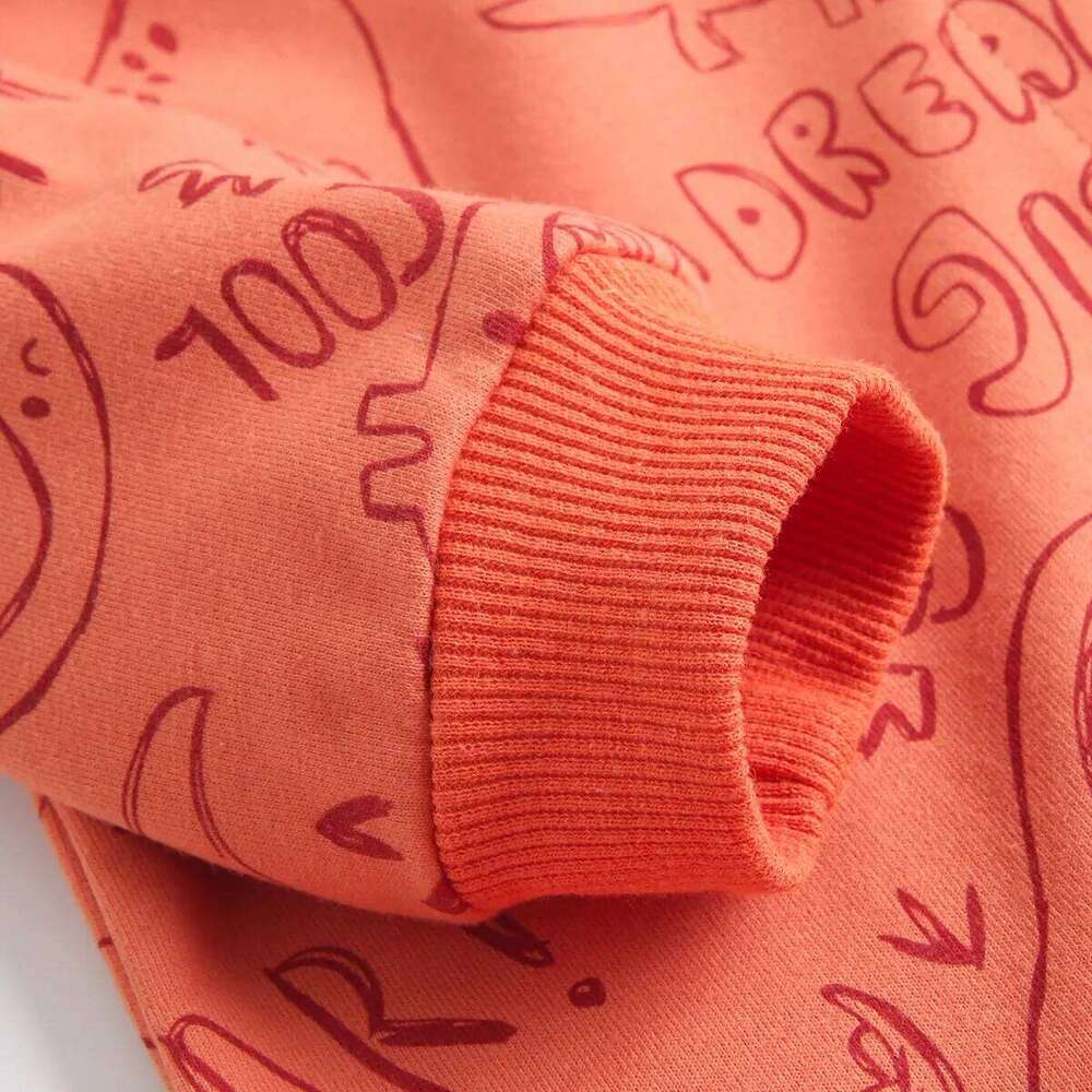 Sanlutoz Fashion Winter Long Sleeve Baby Boys Hooded Rompers Printing Cotton Toddler Casual Jumpsuits 26H0224