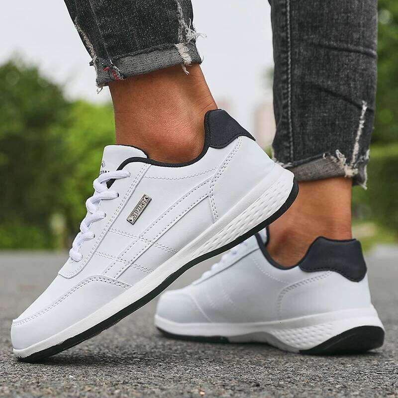 Fashion Casual Men's Waterproof Walking Sneakers Trend Comfortable Lace-up Shoes Outdoor Non-Slip Footwear Tennis for Men