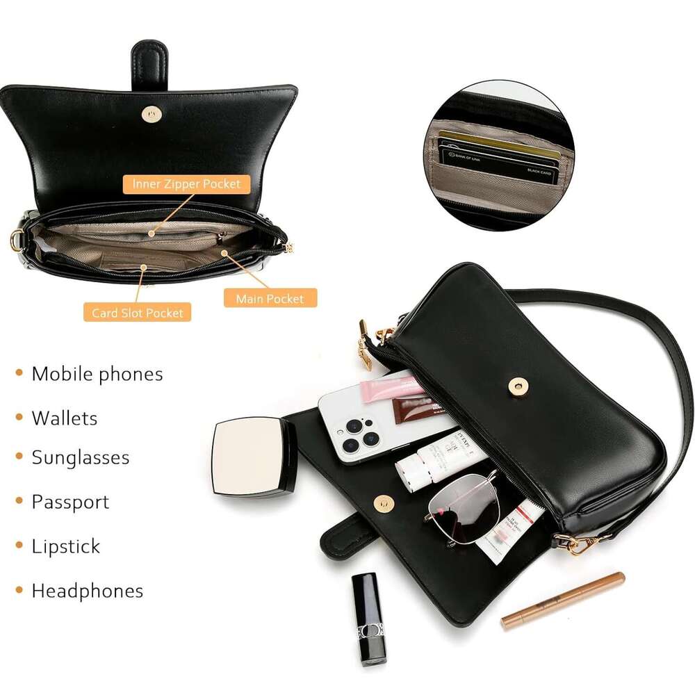 Women Colour Shoulder For Women Small Handbag Hobo Purses Retro Underarm Bag