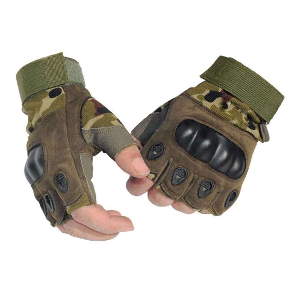 1 pair Half-finger Outdoor military Sports shooting Hunting air gun Motorcycle bicycle gloves 26H0224