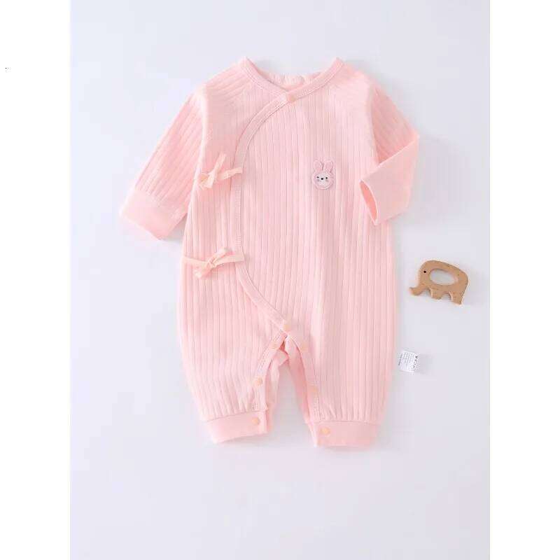 Spring Long Sleeve Baby Girl Romper 100%Cotton Soft Newborn Jumpsuits Clothing 26H0224