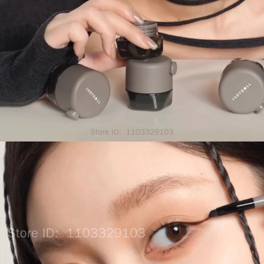 Judydoll Cushion Eyeliner Gel Black Brown Eyeliner Pen Waterproof Smudge-Proof Long Lasting Fast Drying Eyes Makeup Cosmetic 260203