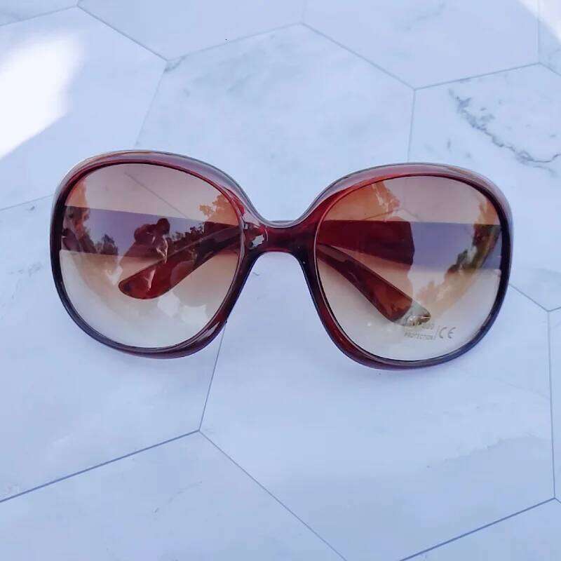 New Fashion Polarized Sunglasses Women Brand Designer Vintage Extra Large Oval Sun Female Luxury Glasses UV400 Eyewear 26W0224
