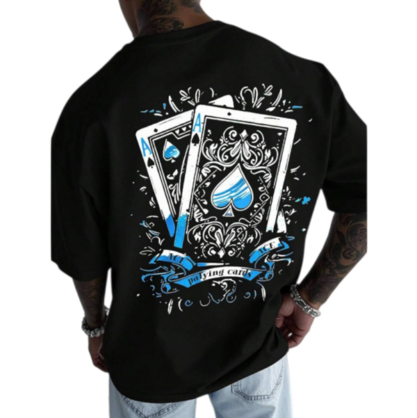 2026 Summer New Style Men's T-shirt Street Casual Fashion Comfortable Soft Breathable Lightweight Pattern Printing