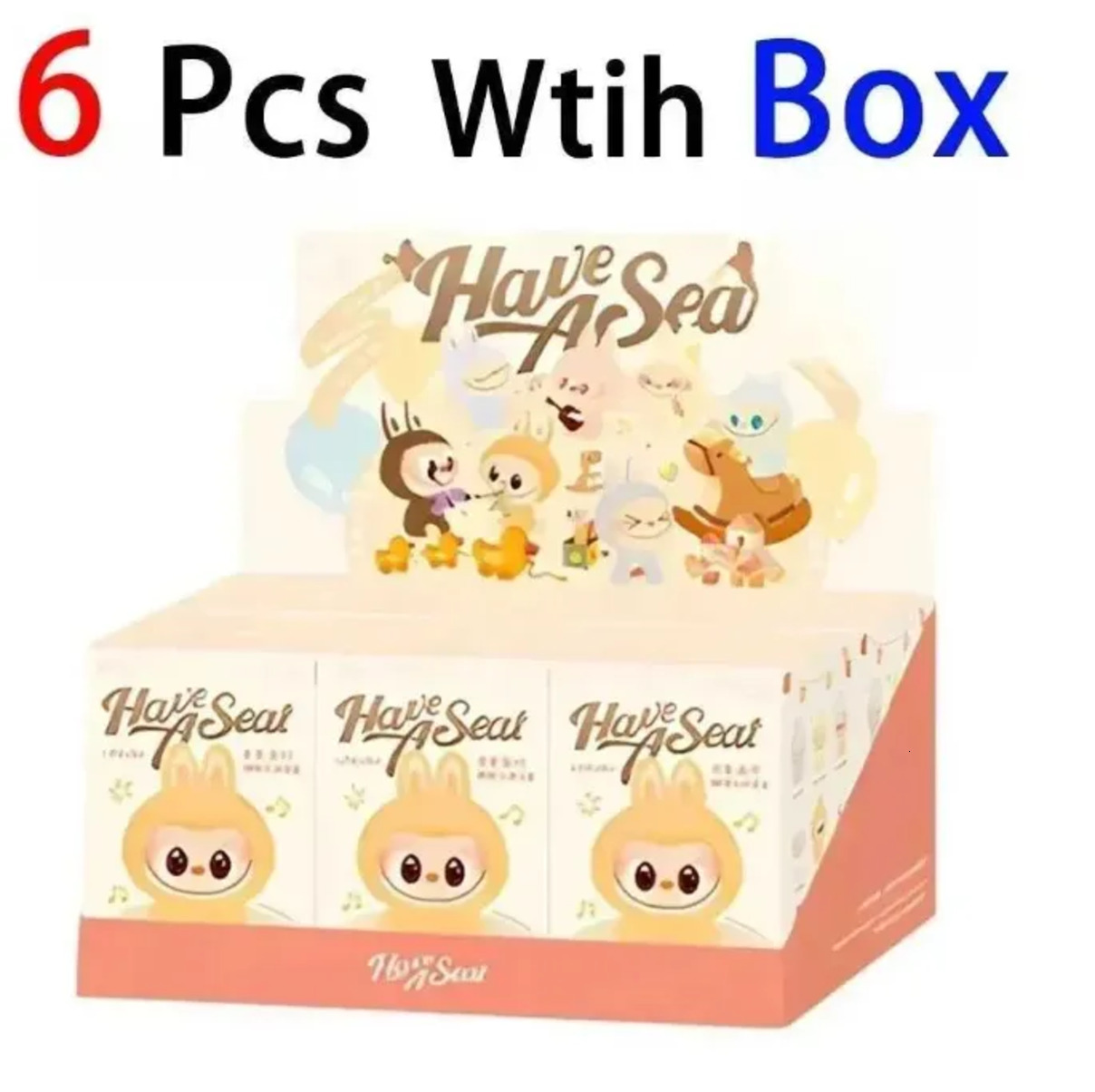 Mistery Box LABUBUFAIL IN WILD LABUBU Blind Toy Gifts Collectible Enamel Figurine PVC Sitting Doll Aron Color Party zimomo box Favors Adorable Desk De