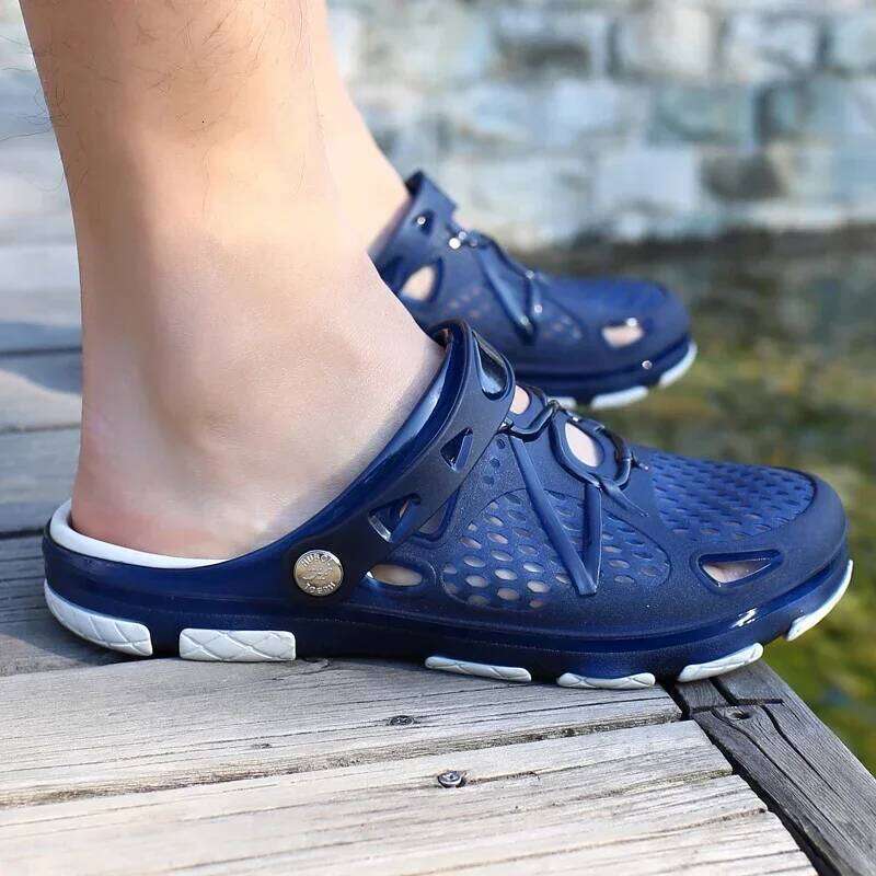 MAEDEF Summer Slides for Comfortable Slippers Lightweight Breathable Beach Shoes Outdoor Walking Sandals Casual Fashion Men