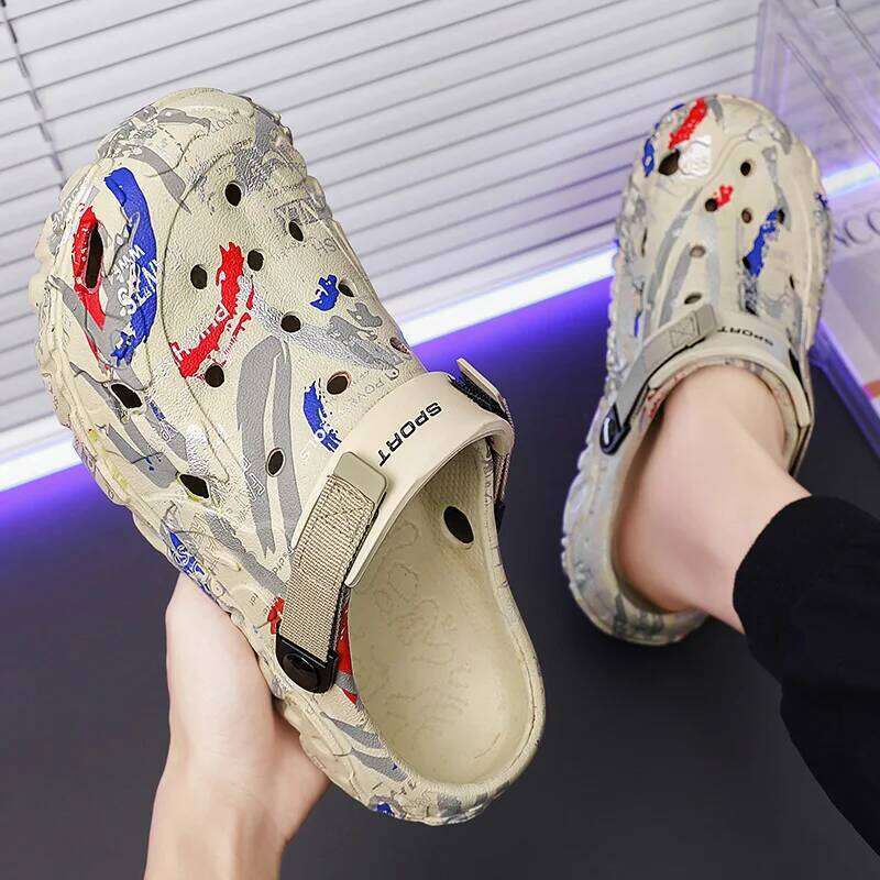 MAEDEF Clogs for Men Slippers Men's Non Slip Beach Sandal Mens Shoes Garden Sandals Casual Shoe
