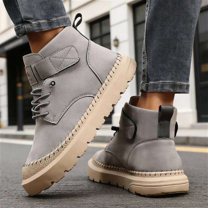 Handmade Leather Wide Toe for Women Spring Summer Breath Platform Causal Loafers Lace-up Minimalist Non-slip Walking Shoes