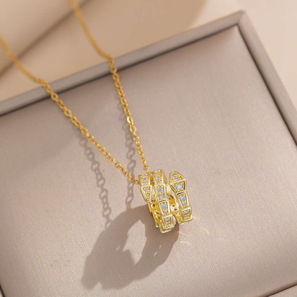 Light Luxury European And American Fashion Snake-Shaped Snake Bone Ring High-End Adjustable For Women