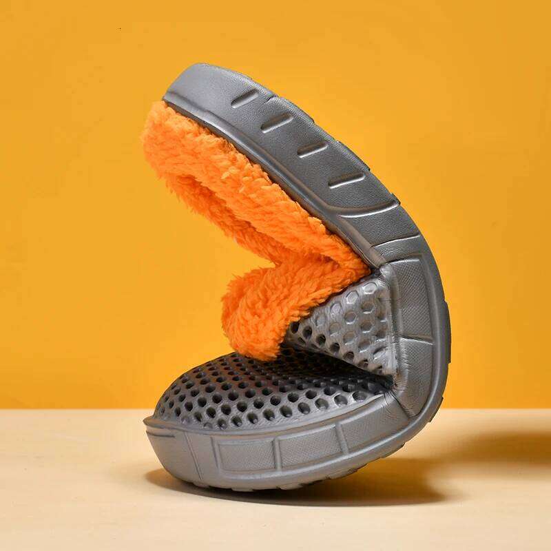 MAEDEF Women's Slippers Winter Shoes Warm Plush Soft Couples Indoor Home Slides Anti Slip White House Casual Women Man Sandals