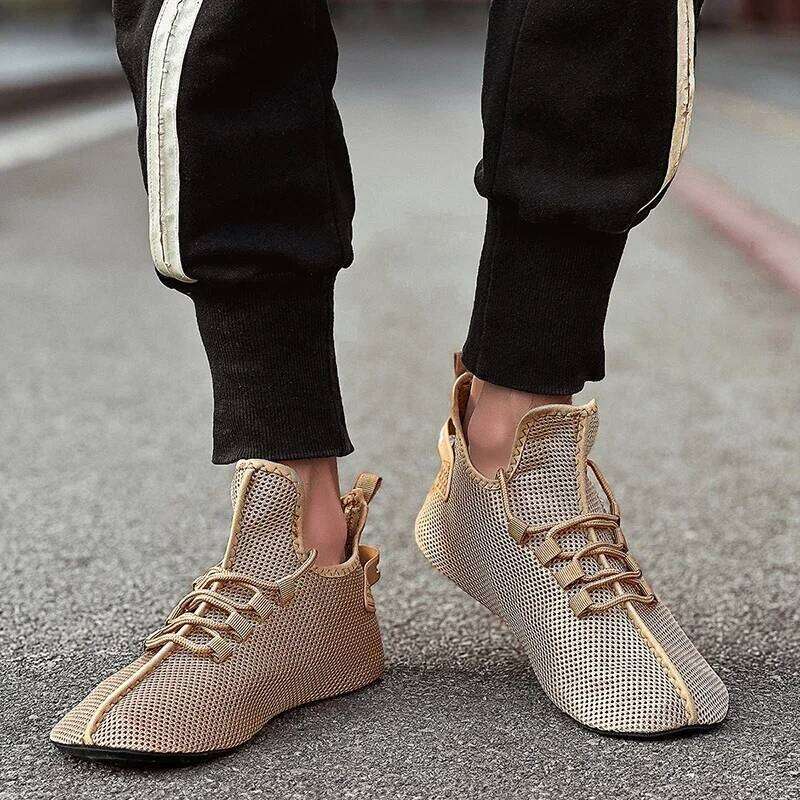 MAEDEF Men's Fashion Socks Running Casual Soft Comfortable Outdoor Walking Shoes Plus Size Sneakers Men