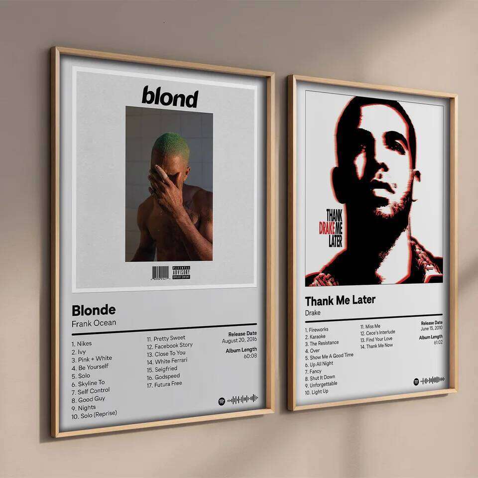 Drake Rap Music Album Cover Poster Aesthetic Rapper Hip Hop Rock Nothing Was The Same Her Loss Canvas Painting Wall Decor 26Y0224