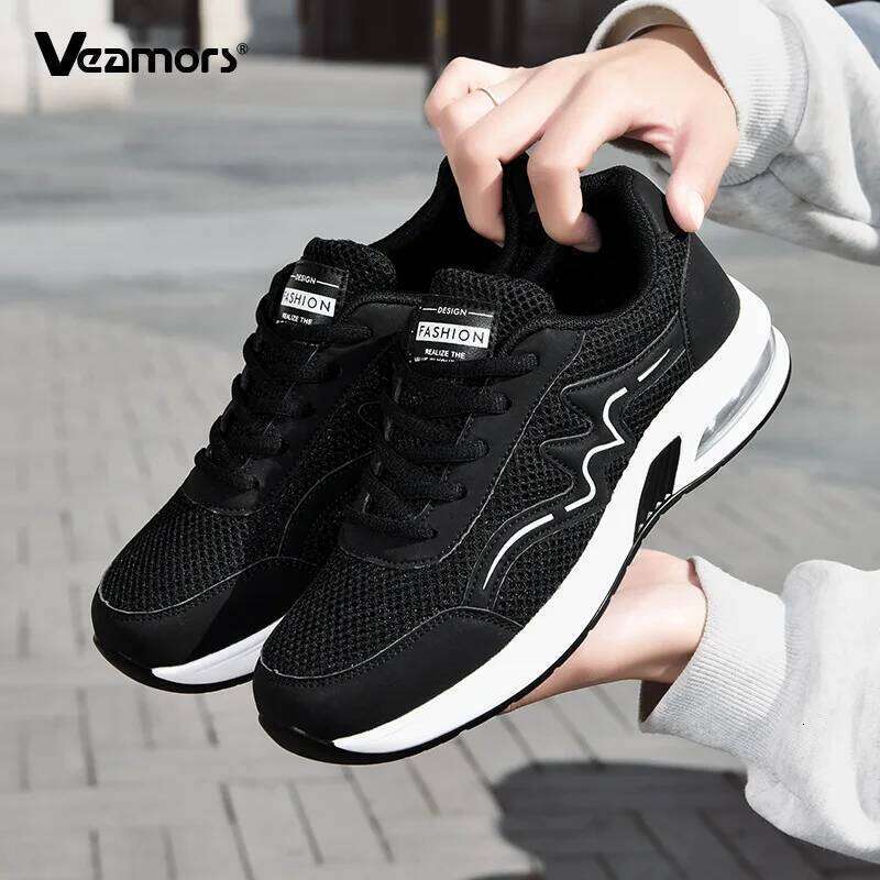 Fashion Women Air-cushion Sports Breathable Running Anti-slip Outdoor Sneakers Gym Fitness Training Shoes 26W0224