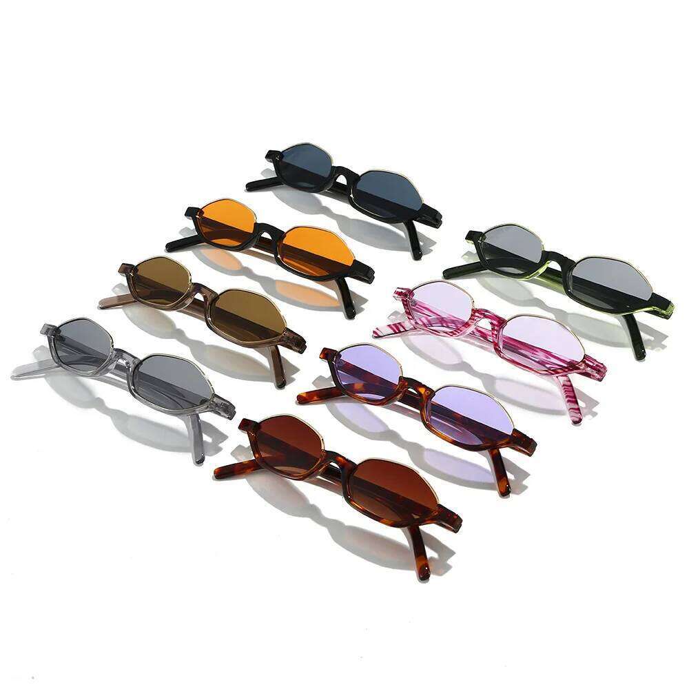 Half Frame Designer Small Sunglasses Women Cat Eye New Fashion Shades UV400 Sun Glasses Brand 26W0224