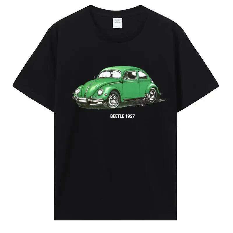 Tops T Shirt Classic Car Pattern TShirt For Men Creative Graphic O-neck Custom Printed Cotton T-shirt 42819 H260224