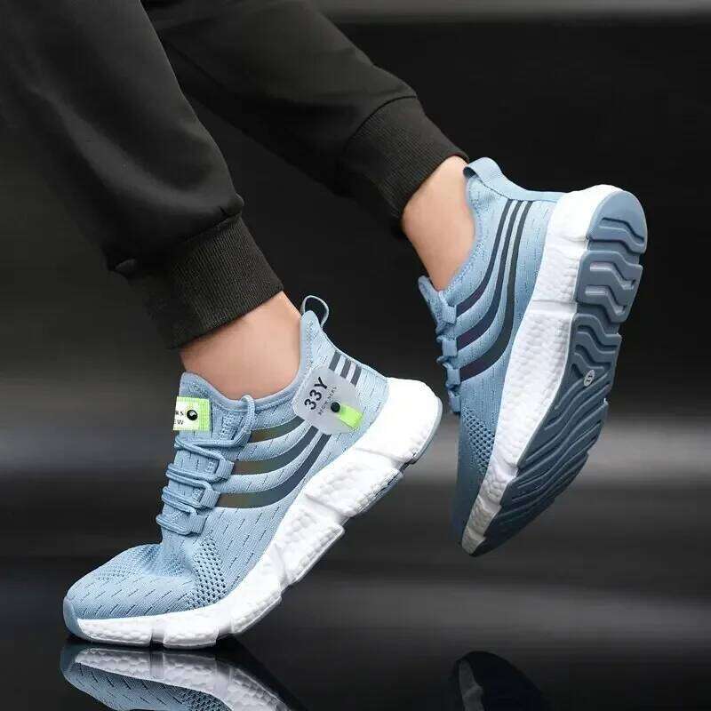 Men's Summer Mesh Sneakers - Lightweight Breathable Running Shoes Hot Weather Perfect for Sports and Casual Outfits