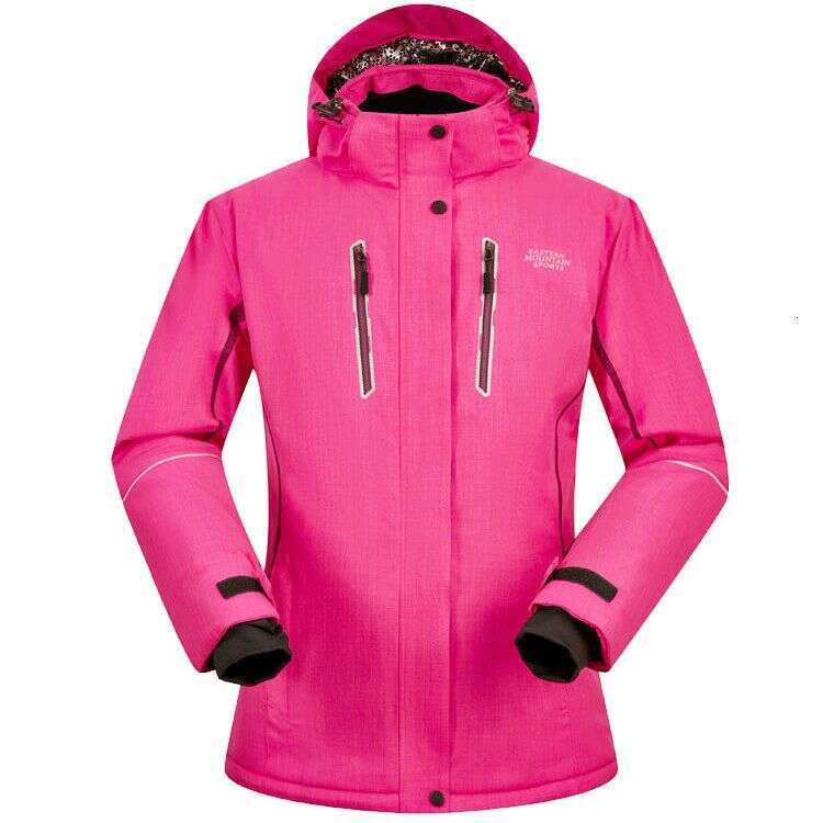 New Fashion Women's Ski Jacket Outdoor Use, Suitable For Both Snowboarding Skiing, Waterproof, Warm, With Removable Hood, And Durable WKERSIY
